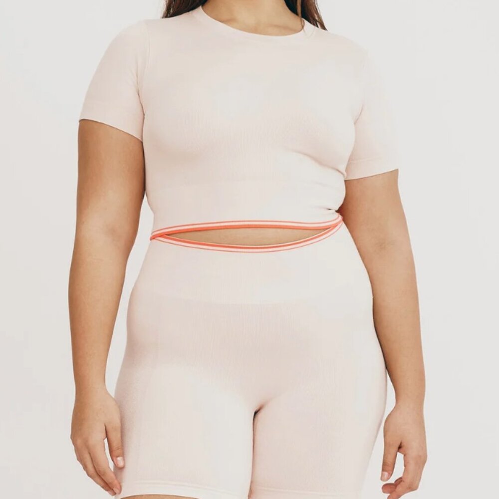 Luxe Touch Crop Tee